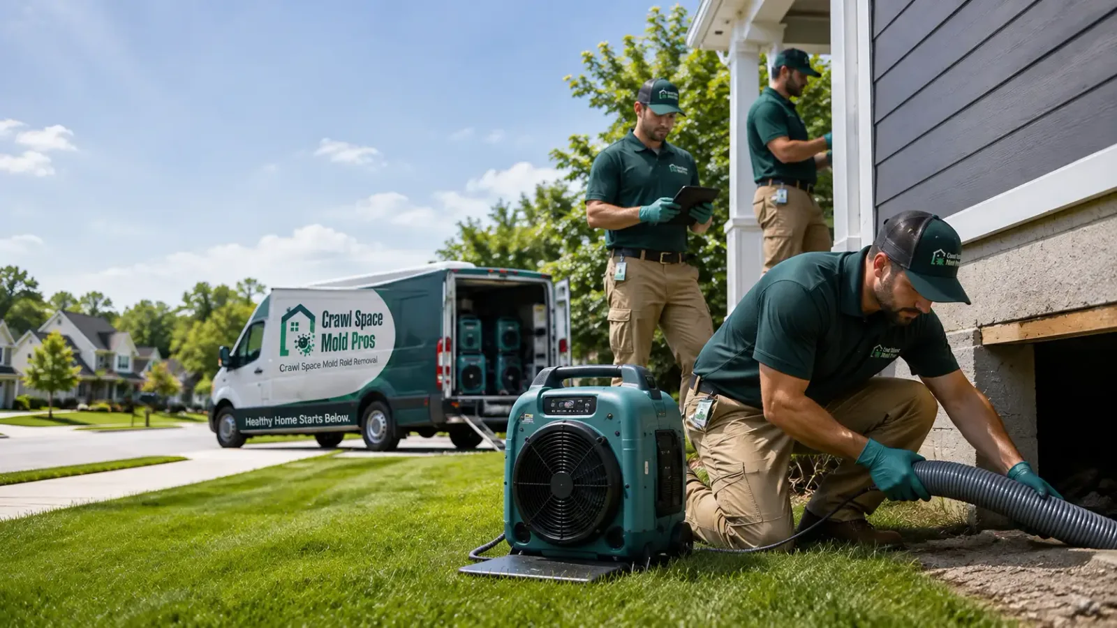 Crawl Space Mold Removal in Fairmount, ND